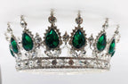 Silver emerald Crown - Style 58