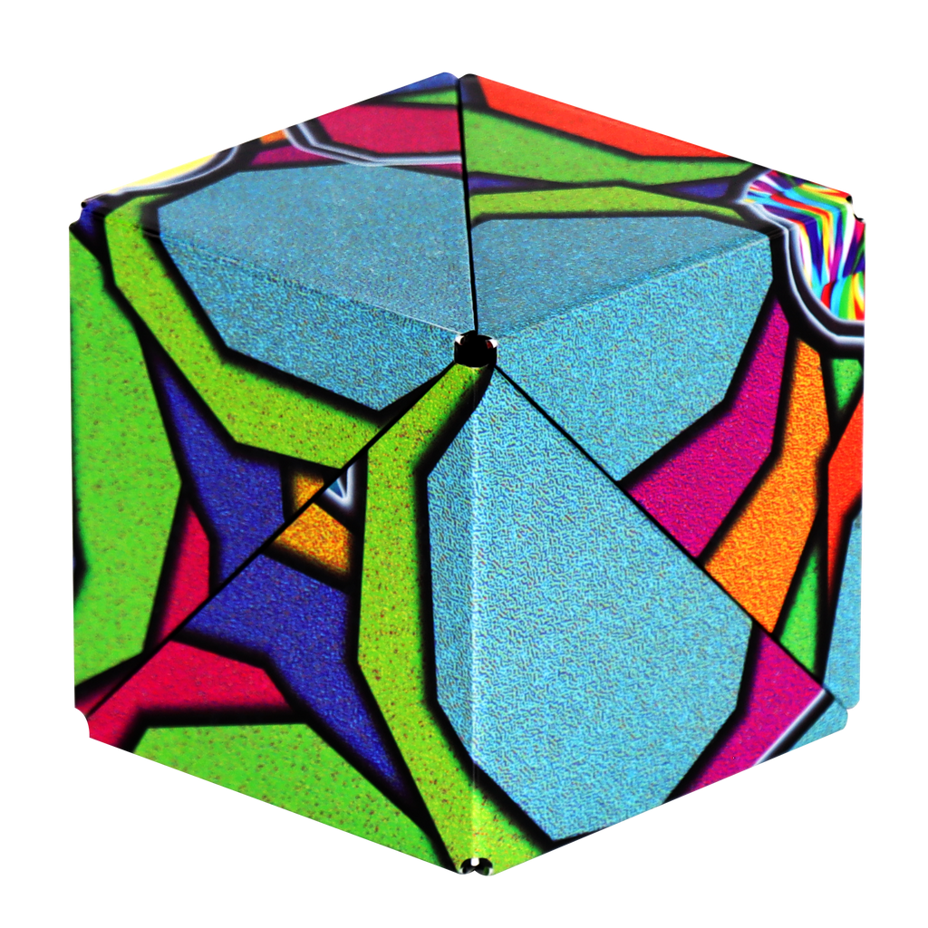 Shashibo Stained Glass Magnetic Puzzle Cube STEM STEAM MESH