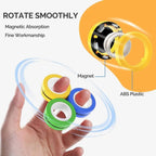 Magnetic Spinner Finger Ring Easter Fidget Kids Toy